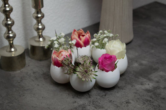 Eierkranz – Frühlingshafte Tischdeko