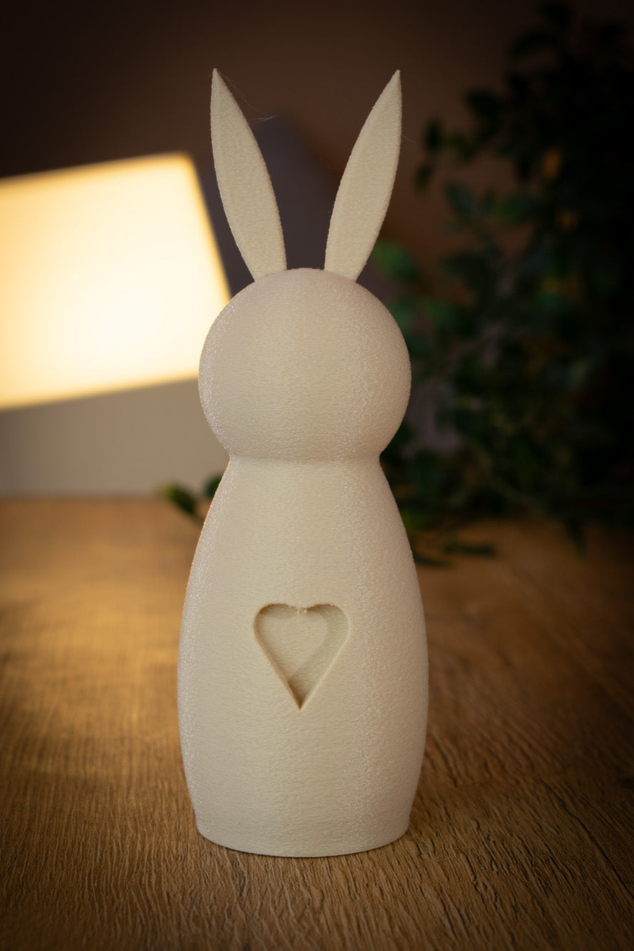 Deko-Hase mit Herz – Liebe zum Verschenken