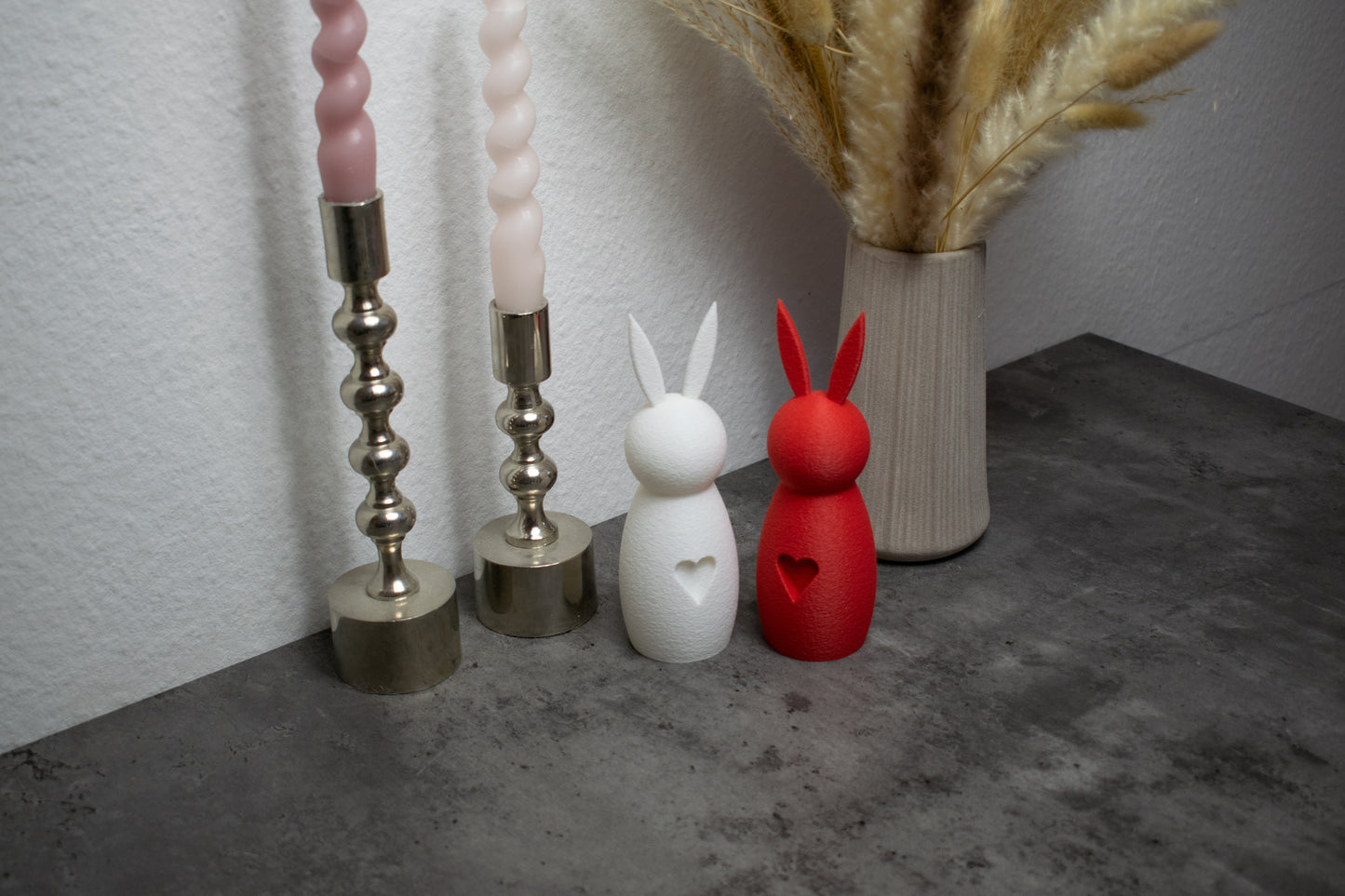 Deko-Hase mit Herz – Liebe zum Verschenken