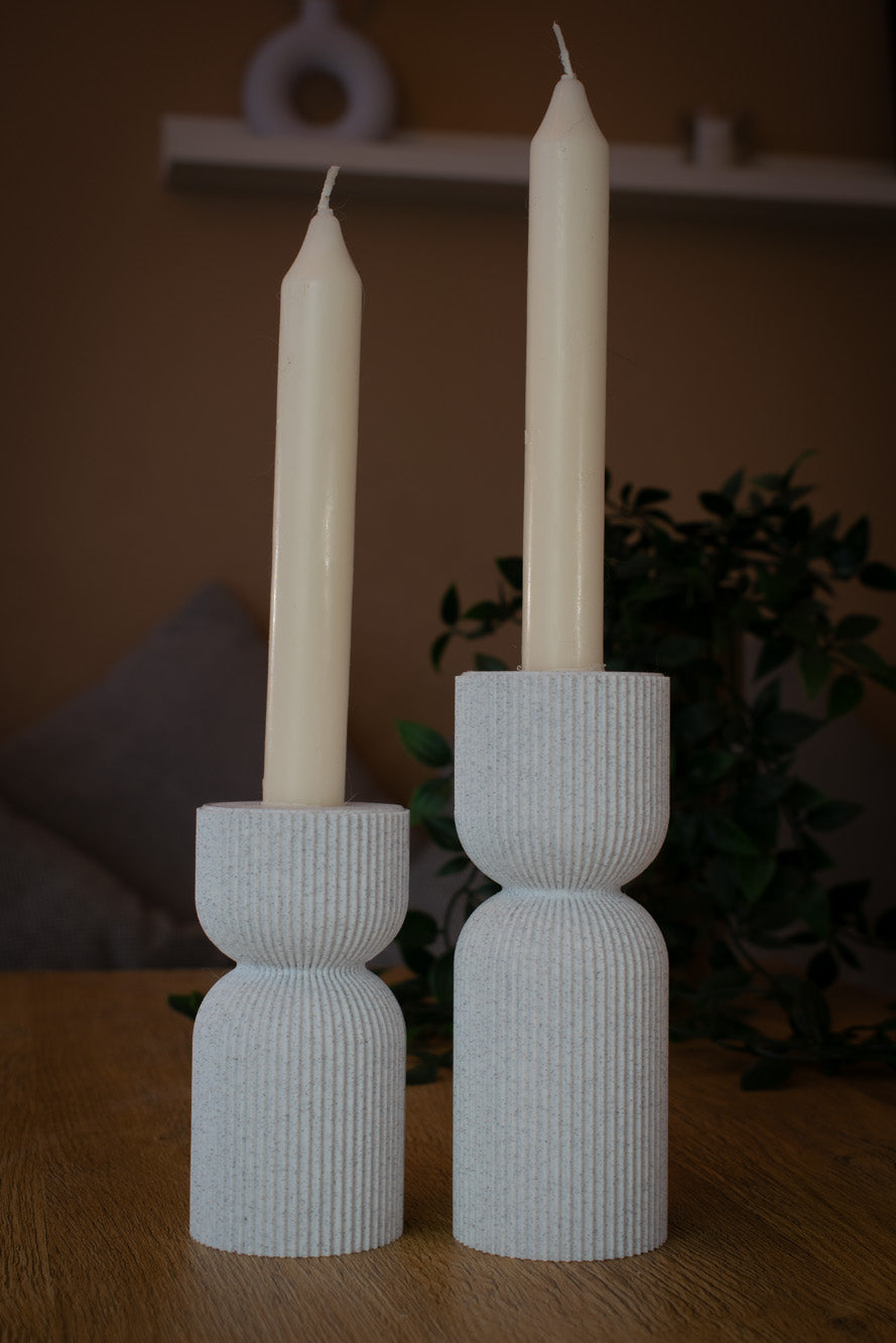 Kerzenhalter Duo – Minimalistisch & Elegant