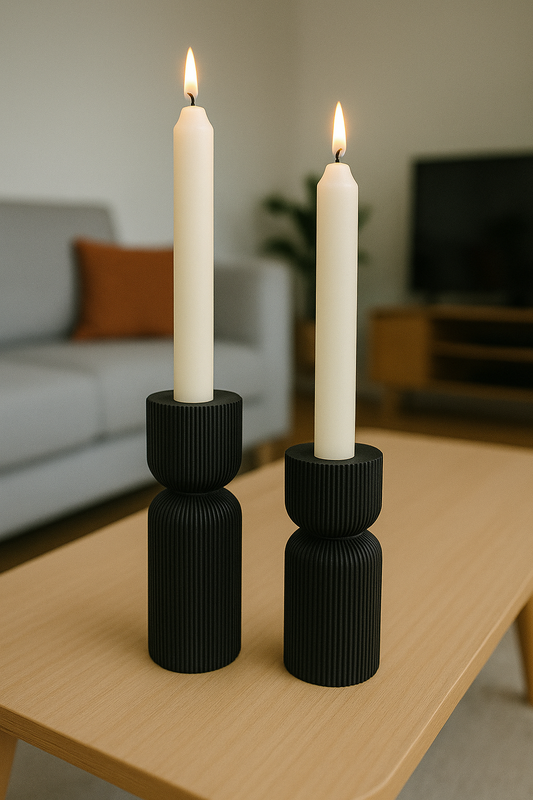 Kerzenhalter Duo – Minimalistisch & Elegant